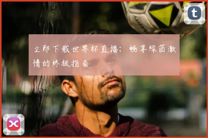 立即下载世界杯直播：畅享绿茵激情的终极指南